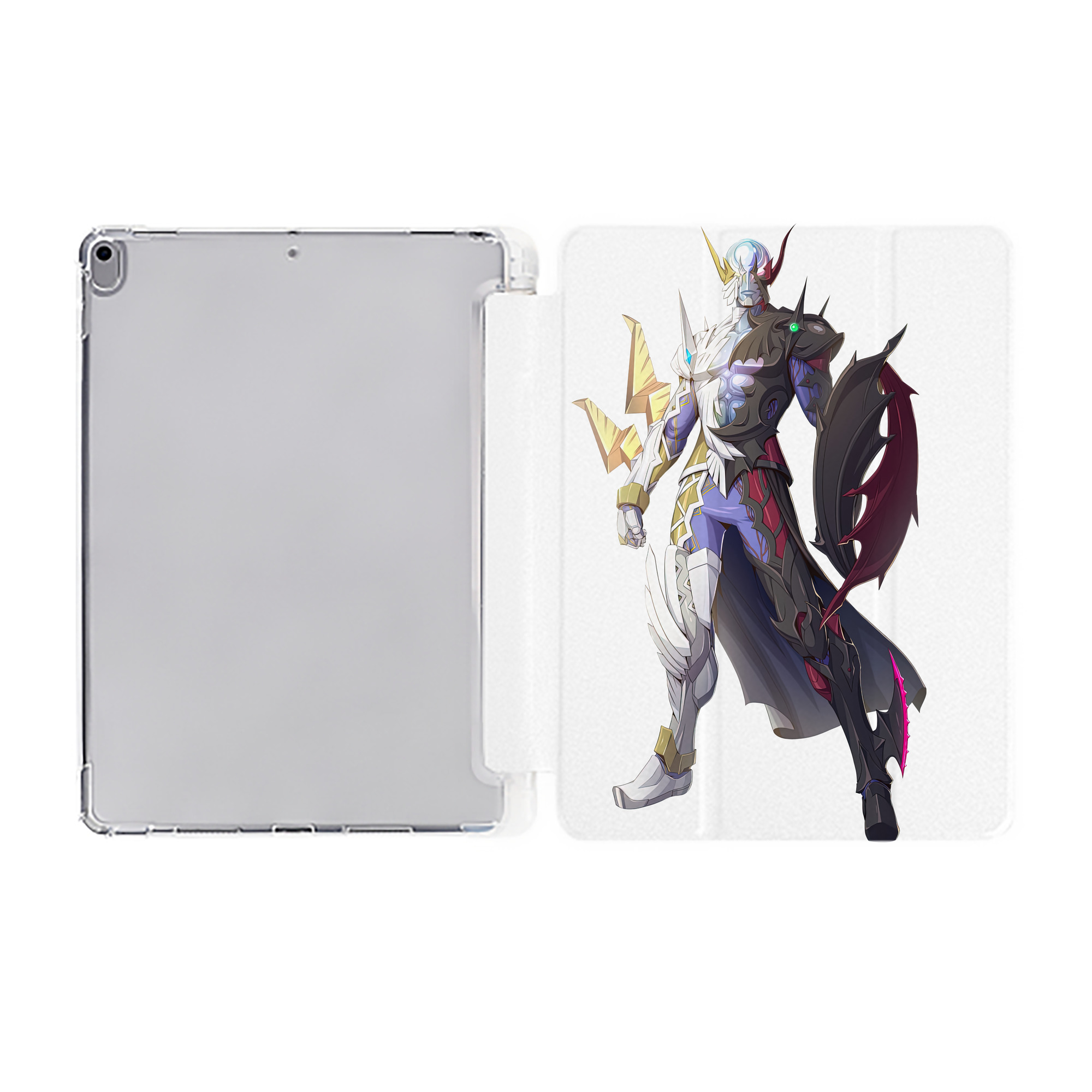 （画像用） ウルトラマン Ultraman IPad ケース ペン収納付き 三つ折りスタンド PUレザー×シリコン 対応機種9.5/10.5/10.9インチ